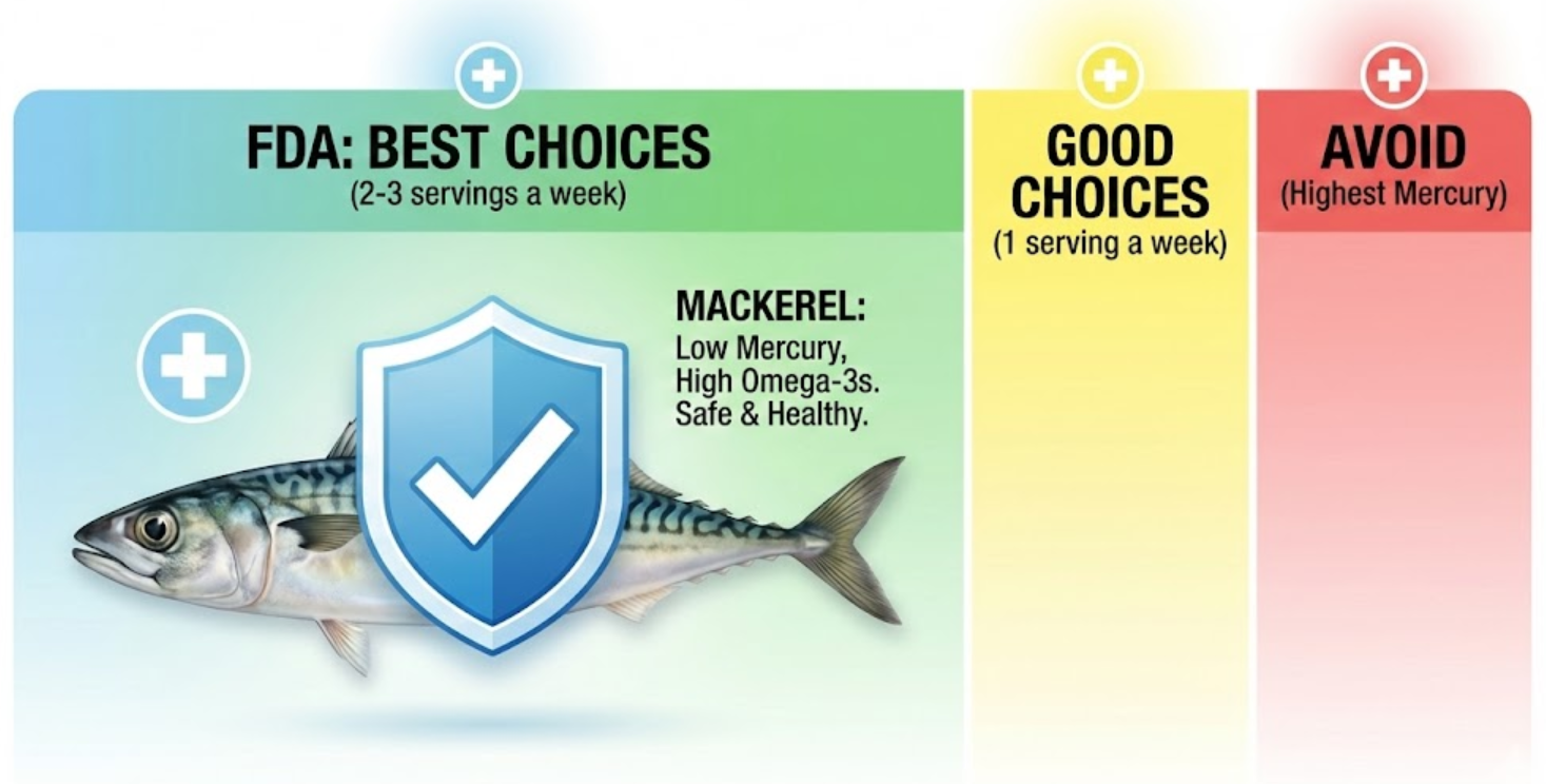 임산부에게 안전한 생선 고등어와 수은 함량